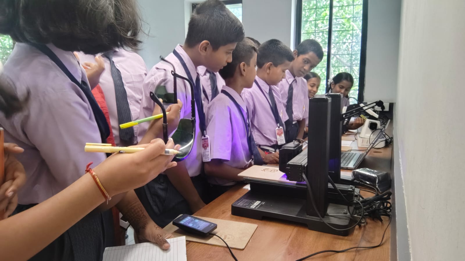 S.P.M. English School Robotics Workshop photograph 1